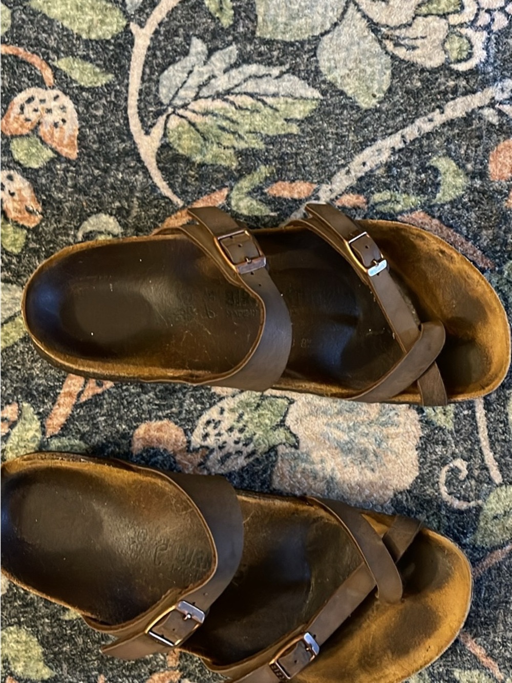 Birkenstock Brown Double Strap Sandals